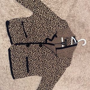 Cheetah print sweater